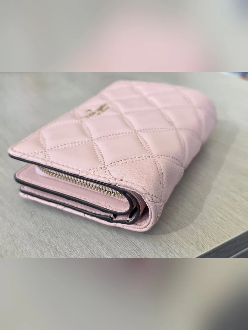 kate spade Quilted Pink Wallet